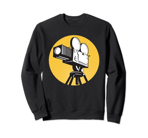 Movie Film Camera Filmmaker Sweatshirt - Casual Everyday Wear Unisex - T-Shirt, Sweatshirt, Hoodie