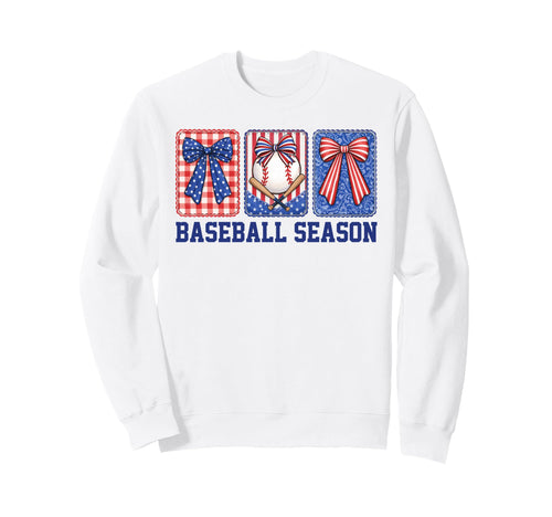 Baseball Season Game Day Vibes Sweatshirt - Fun Novelty Design Unisex - T-Shirt, Sweatshirt, Hoodie