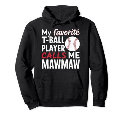 Baseball Grandma Grandmother Granny Hoodie - Custom Art Print Unisex - T-Shirt, Sweatshirt, Hoodie