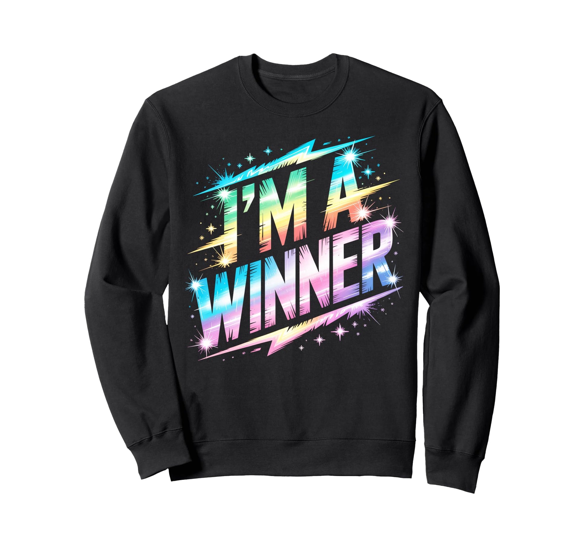 Im Winner Motivational Field Day Spirit Sweatshirt - Trendy Graphic Unisex - T-Shirt, Sweatshirt, Hoodie