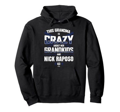 Grandma Crazy Nick Raposo Toronto Hoodie - Aesthetic Graphic Unisex - T-Shirt, Sweatshirt, Hoodie