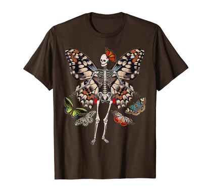 Goth Fairycore Grunge Butterfly Wing T-Shirt - Novelty Apparel Unisex - T-Shirt, Sweatshirt, Hoodie