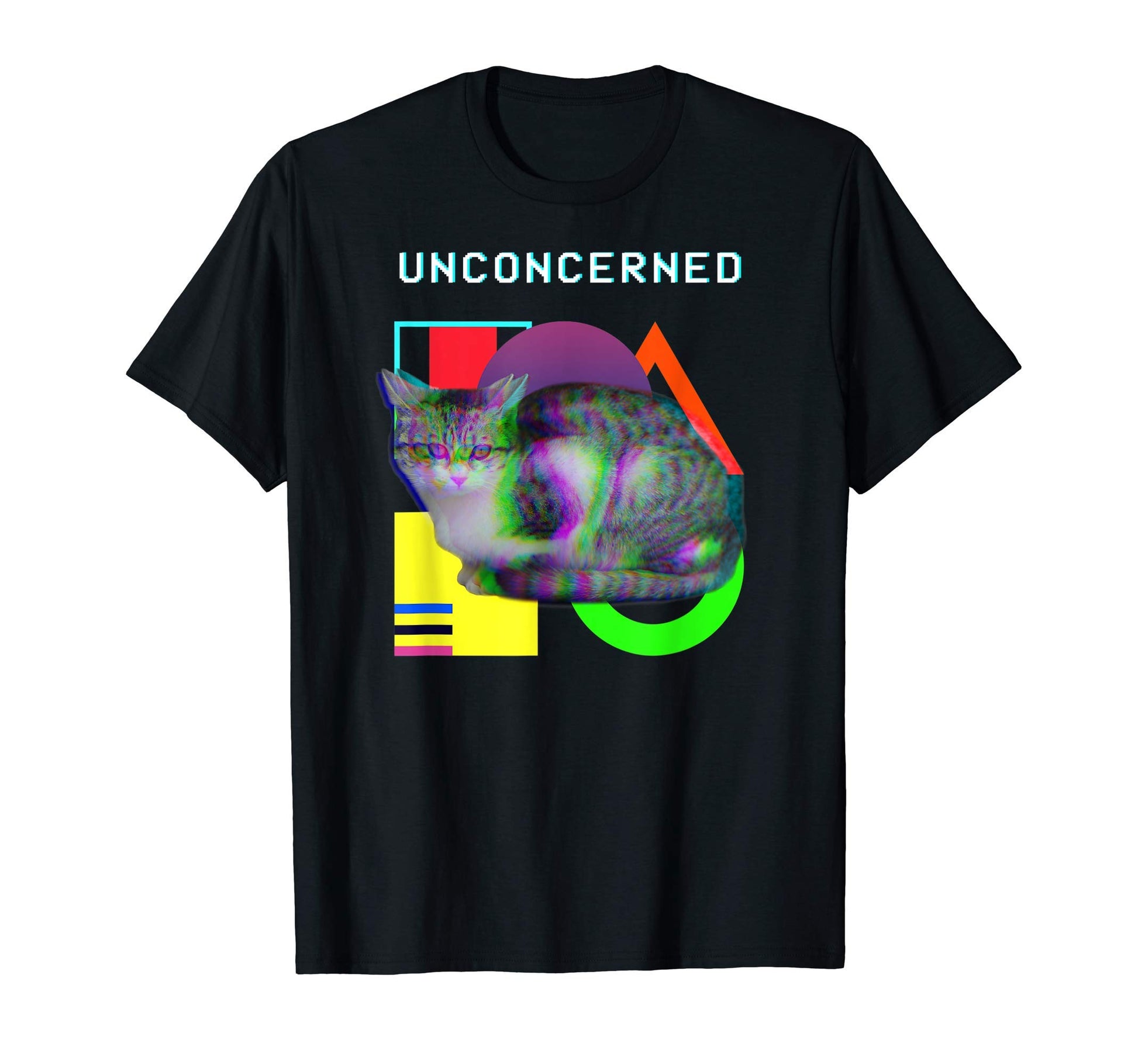 80S Vaporwave Aesthetic Cat Lover T-Shirt - Aesthetic Graphic Unisex - T-Shirt, Sweatshirt, Hoodie