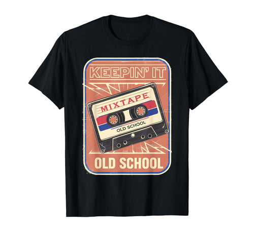 Old School Hip Hop 80S 90S Cassette Tape T-Shirt - Streetwear Style Unisex - T-Shirt, Sweatshirt, Hoodie
