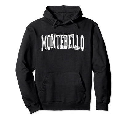 Montebello Ca California Usa Sports Varsity Hoodie - Trendy Graphic Unisex - T-Shirt, Sweatshirt, Hoodie