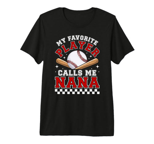 Proud Baseball Nana Baseball Player Nana T-Shirt - Custom Art Print Unisex - T-Shirt, Sweatshirt, Hoodie