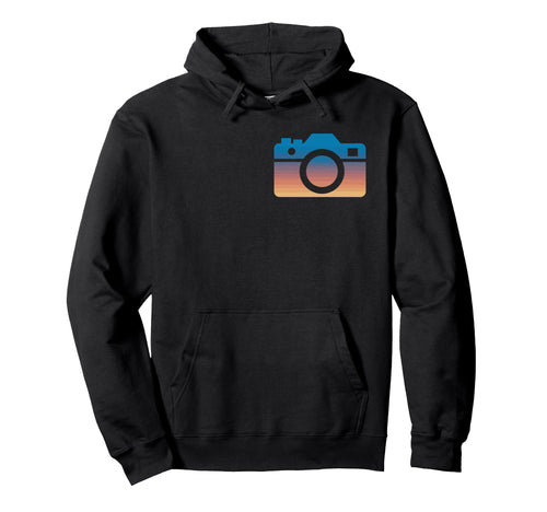 Sunset Camera Photography Lover Camera Hoodie - Unique Graphic Men Women - T-Shirt, Sweatshirt, Hoodie