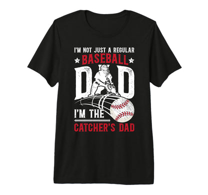 Mens Im Baseball Catcher Dad T-Shirt - Fun Novelty Design for Adults - T-Shirt, Sweatshirt, Hoodie