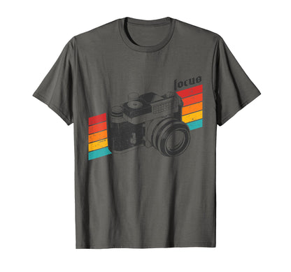 Analog Slr Camera Flash Focus T-Shirt - Fun Novelty Design for Adults - T-Shirt, Sweatshirt, Hoodie