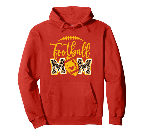 Game Day Leopard Red And Yellow High Hoodie - Custom Art Print Men Women - T-Shirt, Sweatshirt, Hoodie