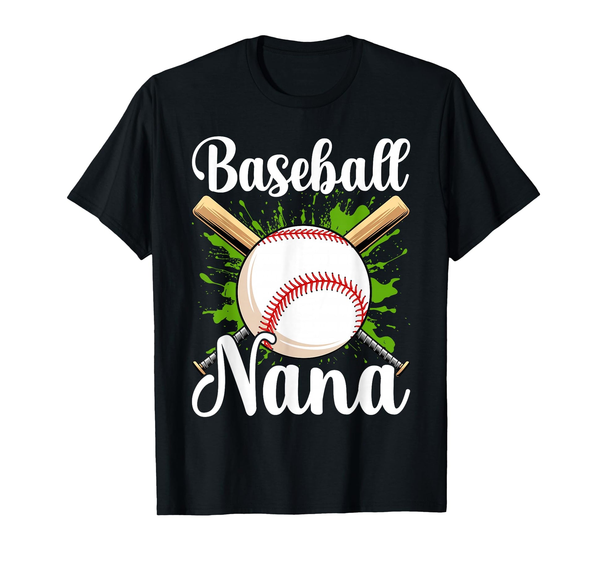 Baseball Nana Baseball Player Nana T-Shirt - Fun Novelty Design for Adults - T-Shirt, Sweatshirt, Hoodie
