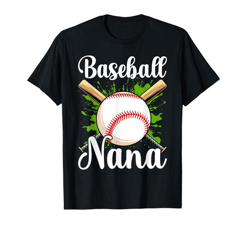 Baseball Nana Baseball Player Nana T-Shirt - Fun Novelty Design for Adults - T-Shirt, Sweatshirt, Hoodie