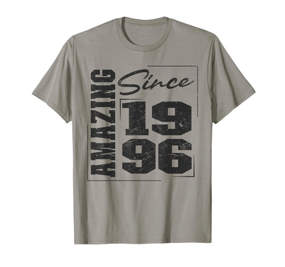 Born 1996 Varsity Amazing Since T-Shirt - Casual Everyday Wear Men Women - T-Shirt, Sweatshirt, Hoodie