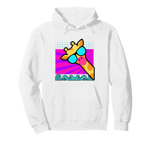 Aesthetic Vaporwave Outfits Giraffe Hoodie - Trendy Graphic Unisex - T-Shirt, Sweatshirt, Hoodie