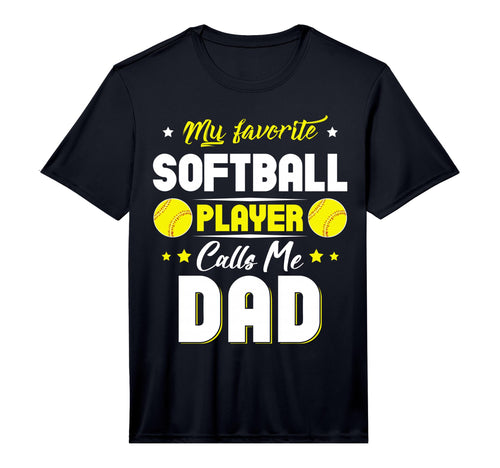 Mens My Favorite Softball Player T-Shirt - Custom Art Print for Adults - T-Shirt, Sweatshirt, Hoodie