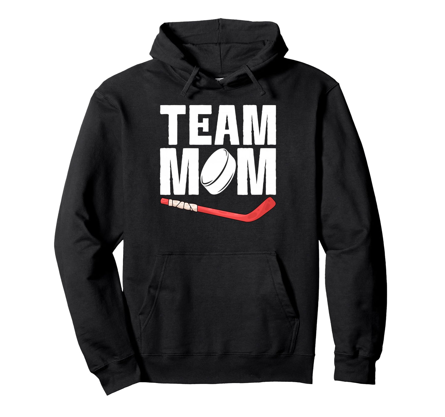Team Mom Hockey Game Day Sports Parent Hoodie - Graphic Print Unisex - T-Shirt, Sweatshirt, Hoodie