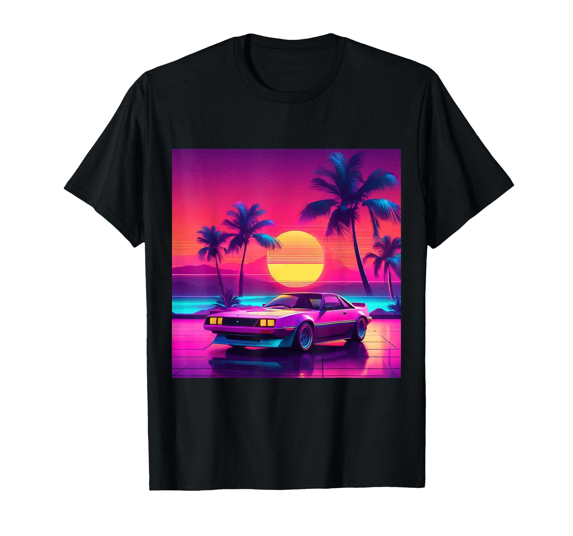 Jdm Japan Car 80S Vaporwave Aesthetic T-Shirt - Custom Art Print Unisex - T-Shirt, Sweatshirt, Hoodie