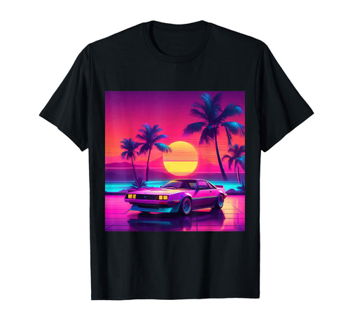 Jdm Japan Car 80S Vaporwave Aesthetic T-Shirt - Custom Art Print Unisex - T-Shirt, Sweatshirt, Hoodie