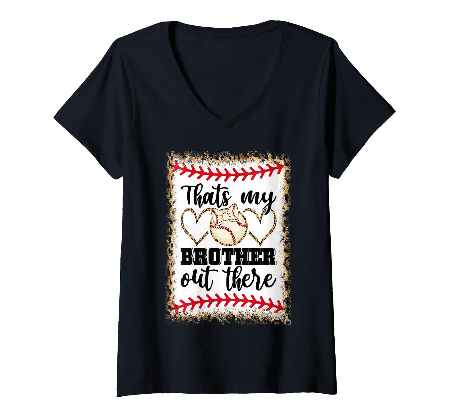Thats My Brother Out There Baseball Love Hoodie - Unique Graphic Men Women - T-Shirt, Sweatshirt, Hoodie