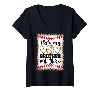 Thats My Brother Out There Baseball Love Hoodie - Unique Graphic Men Women - T-Shirt, Sweatshirt, Hoodie