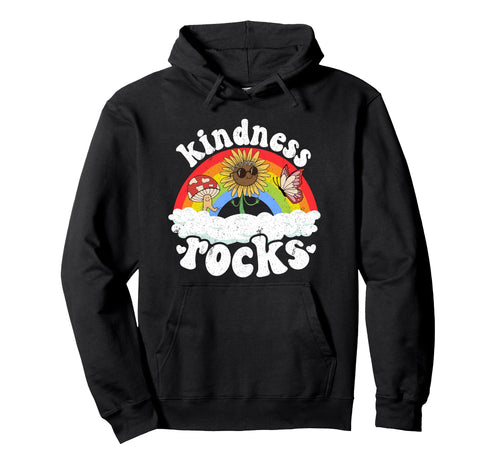 Anti Bullying Hippie Teacher Rainbow Hoodie - Novelty Apparel for Adults - T-Shirt, Sweatshirt, Hoodie