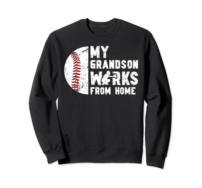 My Grandson Baseball Catcher Nana Sweatshirt - Minimalist Print for Adults - T-Shirt, Sweatshirt, Hoodie