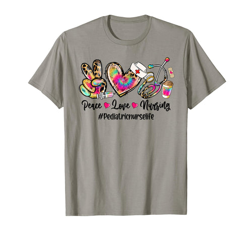 Peace Love Nursing Pediatric Nurse Life T-Shirt - Graphic Print Men Women - T-Shirt, Sweatshirt, Hoodie