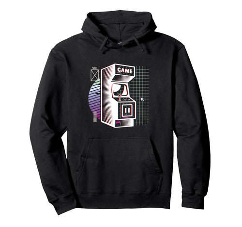 Synthwave Video Arcade Aesthetic Vaporwave Hoodie - Trendy Graphic Unisex - T-Shirt, Sweatshirt, Hoodie