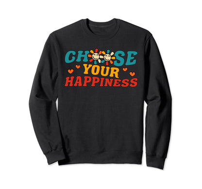 Inspirational Groovy Boho Flowers Sweatshirt - Custom Art Print Unisex - T-Shirt, Sweatshirt, Hoodie