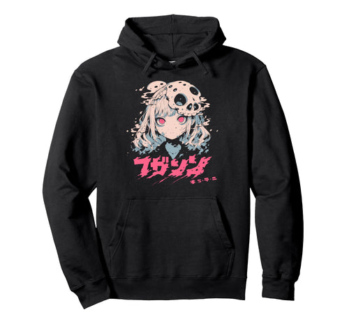 Goth Grunge Demon Anime Waifu Horror Alt Hoodie - Streetwear Style Unisex - T-Shirt, Sweatshirt, Hoodie