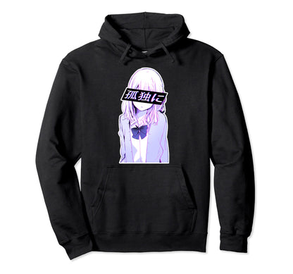 Anime Vaporwave Aesthetic Hoodie - Aesthetic Graphic for Adults - T-Shirt, Sweatshirt, Hoodie
