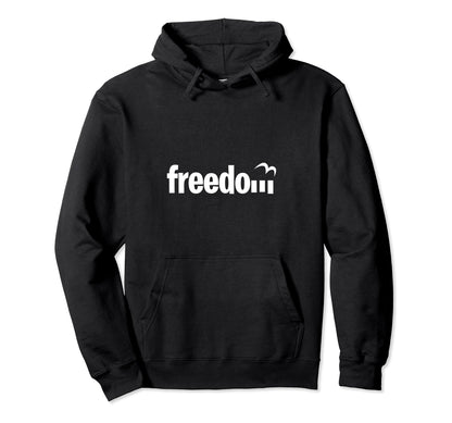 Freedom Bird Individual Rights Hoodie - Casual Everyday Wear Men Women - T-Shirt, Sweatshirt, Hoodie
