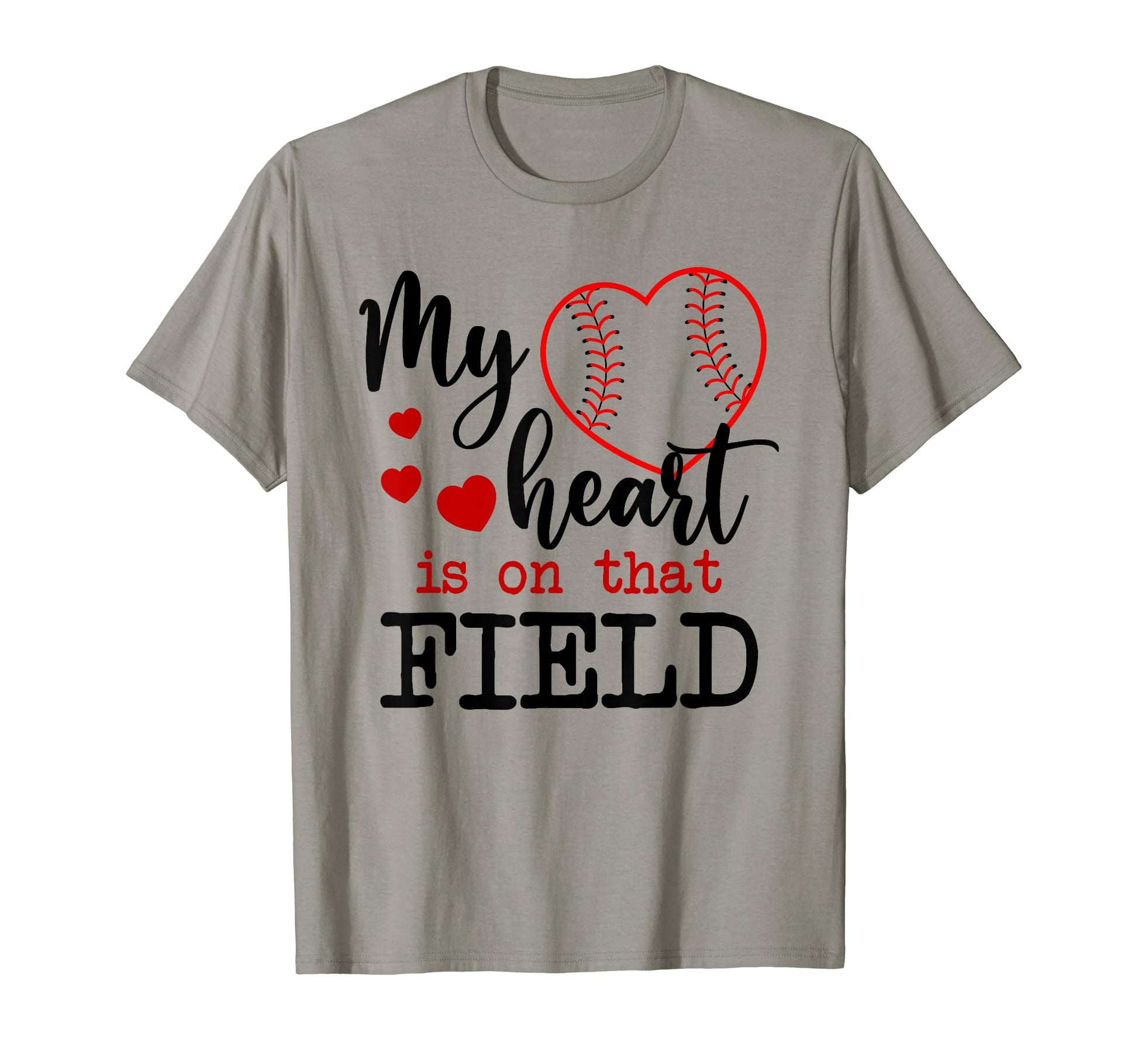 My Heart Is That Field Ballpark T Ball T-Shirt - Streetwear Style Unisex - T-Shirt, Sweatshirt, Hoodie