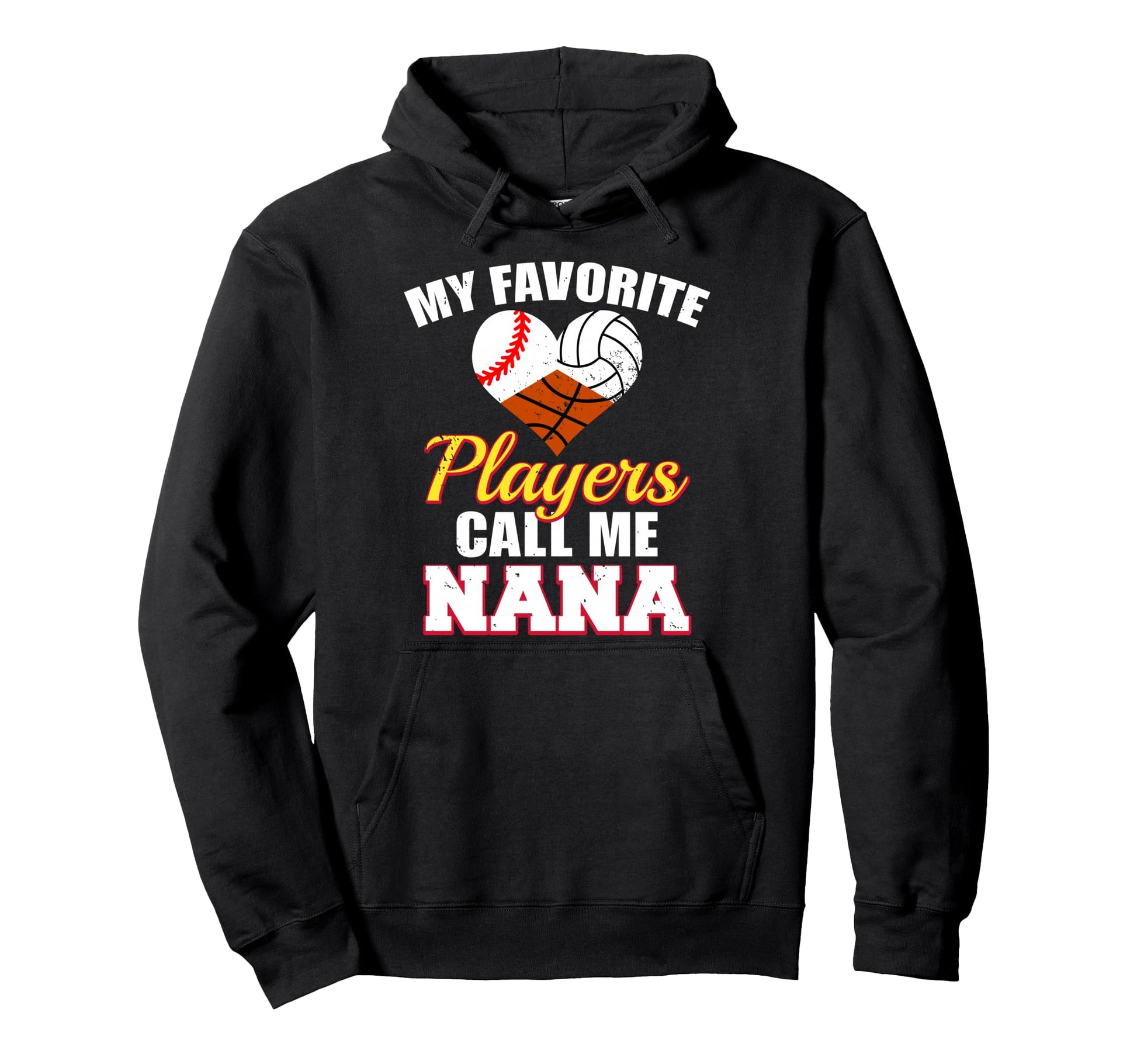 My Favorite Players Baseball Volleyball Hoodie - Unique Graphic Men Women - T-Shirt, Sweatshirt, Hoodie