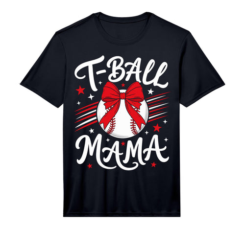 Mens Baseball Bow T Ball Moms T-Shirt - Streetwear Style Men Women - T-Shirt, Sweatshirt, Hoodie