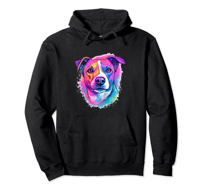 Jack Russel Terrier Dog Watercolor Hoodie - Graphic Print for Adults - T-Shirt, Sweatshirt, Hoodie