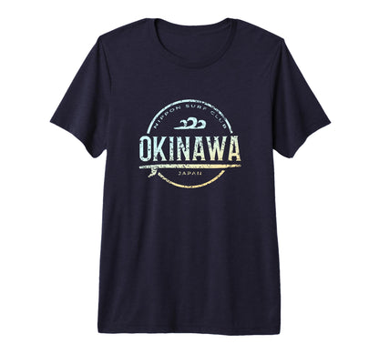 Okinawa Japan Okinawa Japan Surf Tri T-Shirt - Fun Novelty Design Unisex - T-Shirt, Sweatshirt, Hoodie