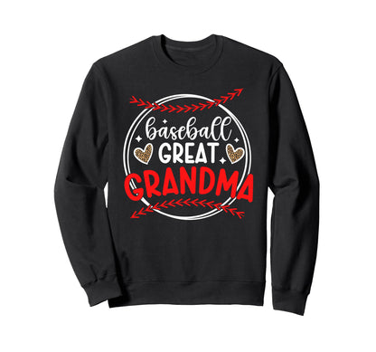 Baseball Great Grandma Baseball Player Sweatshirt - Novelty Apparel Unisex - T-Shirt, Sweatshirt, Hoodie