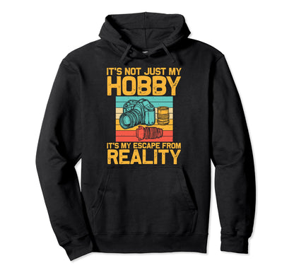 Photographer Photography Lover Hoodie - Fun Novelty Design for Adults - T-Shirt, Sweatshirt, Hoodie