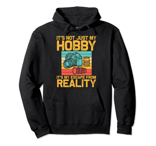 Photographer Photography Lover Hoodie - Fun Novelty Design for Adults - T-Shirt, Sweatshirt, Hoodie