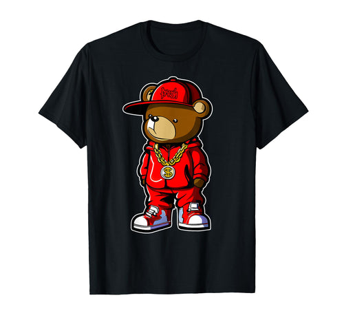 Hip Hop Teddy Bear 90 Hip Hop Graffiti T-Shirt - Minimalist Print Men Women - T-Shirt, Sweatshirt, Hoodie