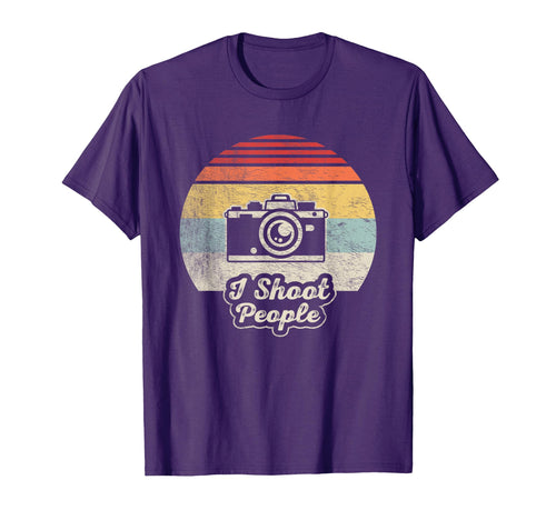 Funny Photographer Camera I Shoot People T-Shirt - Unique Graphic Men Women - T-Shirt, Sweatshirt, Hoodie