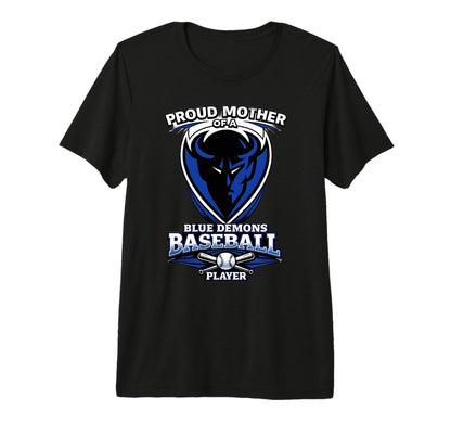 Oak Forest Blue Demons Baseball Mother T-Shirt - Custom Art Print Unisex - T-Shirt, Sweatshirt, Hoodie