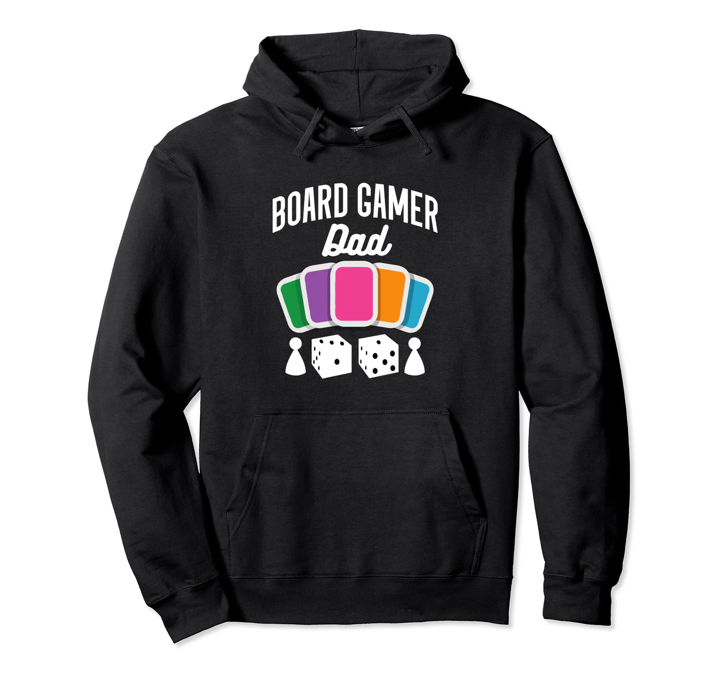 Board Gamer Dad Tabletop Board Games Hoodie - Streetwear Style Men Women - T-Shirt, Sweatshirt, Hoodie