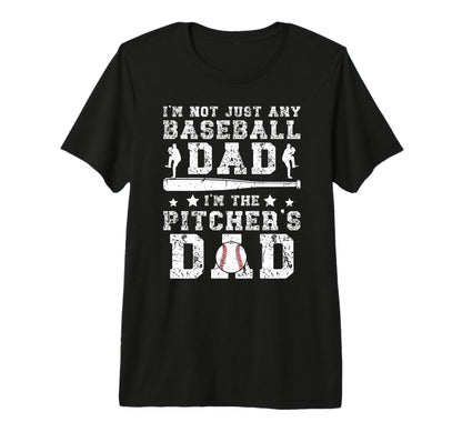 Mens Im Baseball Pitcher Dad T-Shirt - Custom Art Print for Adults - T-Shirt, Sweatshirt, Hoodie