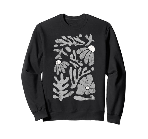 Boho Bloom Vibe Boho Art Flower Sweatshirt - Novelty Apparel for Adults - T-Shirt, Sweatshirt, Hoodie