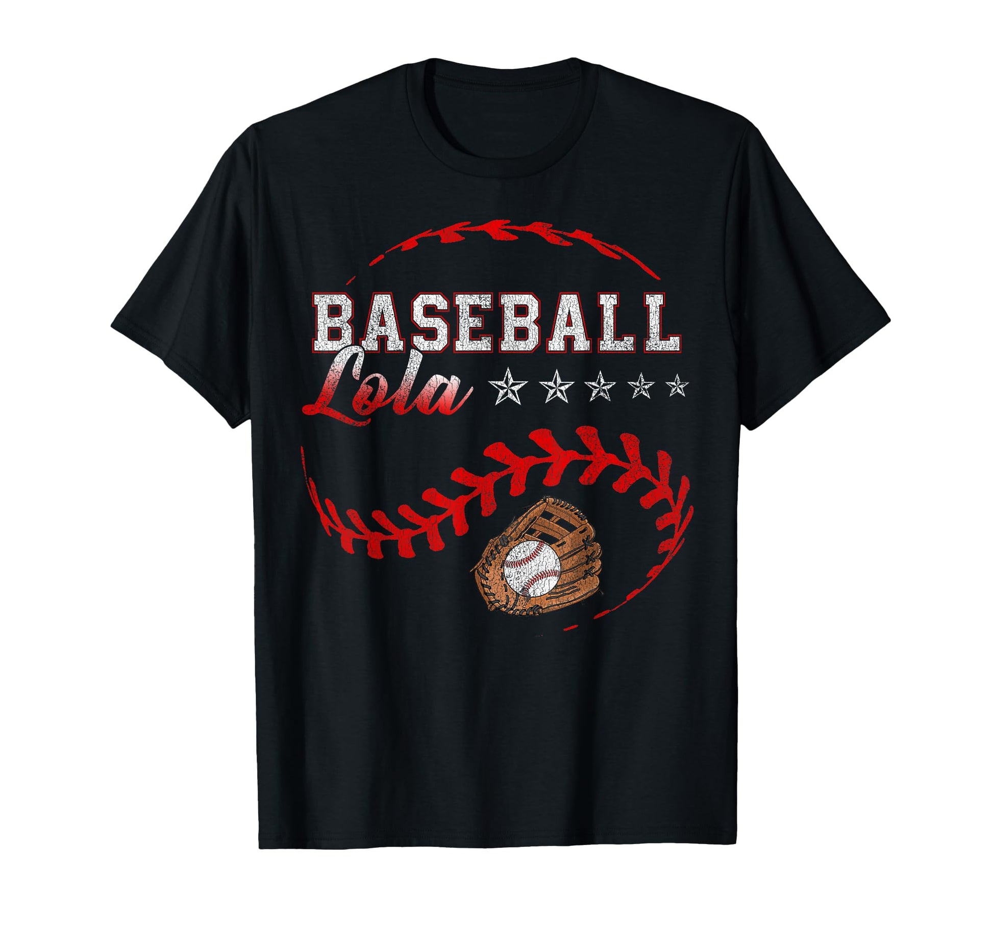 Baseball Lola Funny Baseball Family T-Shirt - Trendy Graphic for Adults - T-Shirt, Sweatshirt, Hoodie