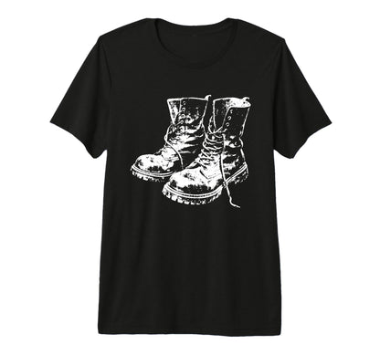 Punk Rock Combat Boots 90S Grunge Art T-Shirt - Graphic Print for Adults - T-Shirt, Sweatshirt, Hoodie