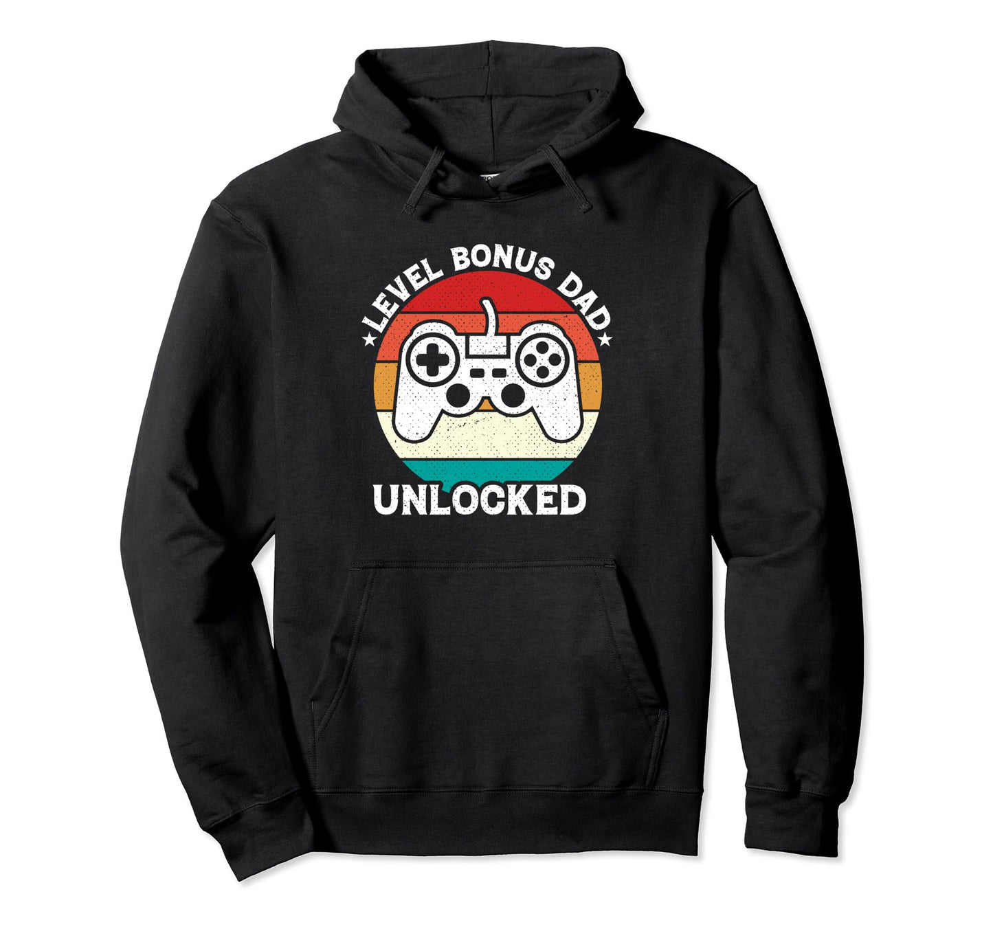 Funny Stepdad Video Game Level Hoodie - Fun Novelty Design for Adults - T-Shirt, Sweatshirt, Hoodie
