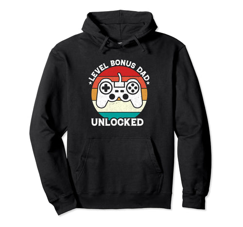 Funny Stepdad Video Game Level Hoodie - Fun Novelty Design for Adults - T-Shirt, Sweatshirt, Hoodie